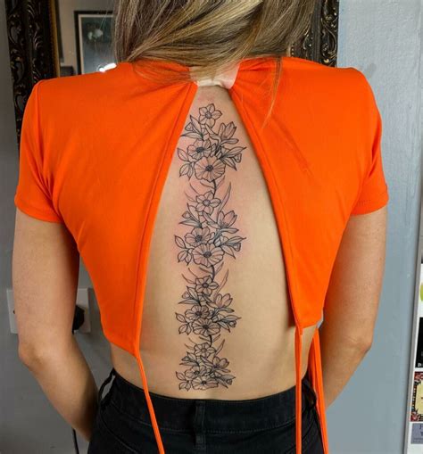 spine tattoos|aesthetic spine tattoos.